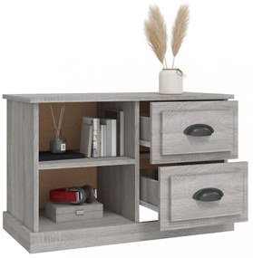 szürke sonoma színű szerelt fa TV-szekrény 73x35,5x47,5 cm