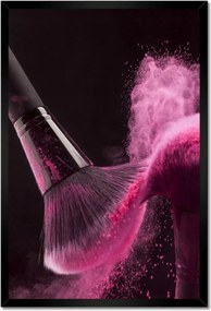 Poszterek keretben 40x60 Ecsetek rózsaszín púderrel