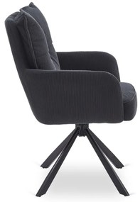 Forgó Étkező/Tárgyaló Fekete Színben. CITY