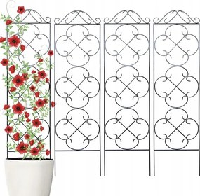 Kerti paraván kúszónövényekhez 120cm 4 részes
