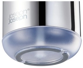 Fényes ezüstszínű rozsdamentes acél szappanadagoló 300 ml EasyStore Luxe – Joseph Joseph