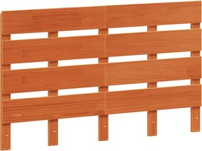vidaXL viaszbarna tömör fenyőfa fejtámla 135 cm