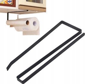 Konyhai Papírtörlő Tartó Fúrás Nélkül Fekete Matt Loft