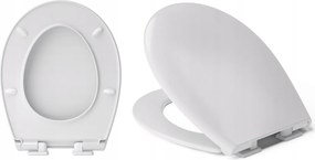 WC-ülőke WC-hez fehér szabadon ereszkedő helyettesítő Cersanit Kerék