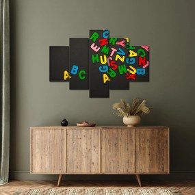 Kép - színes betűk (150x105 cm)