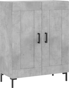vidaXL betonszürke szerelt fa tálalószekrény 69,5 x 34 x 90 cm
