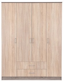 Miami gardróbszekrény 160x205 cm sonoma tölgy-yorki tölgy