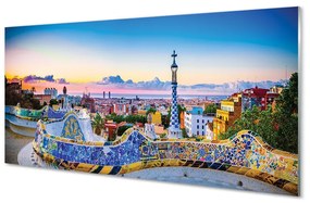 Akrilkép Spanyolország a város panorámája 120x60 cm 4 fogas