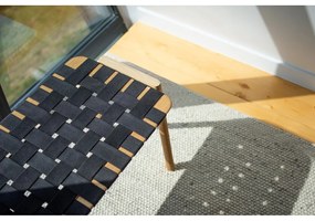 Fekete-natúr színű pad Klupa - Gazzda