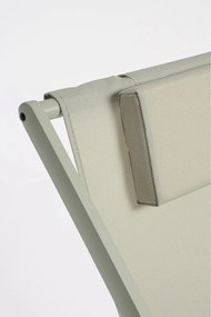 Szürkésbarna fém kerti napozóágy Taylor – Bizzotto