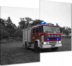 Vászonkép 80x70 Tűzoltóautó