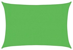világoszöld HDPE napvitorla 160 g/m² 3 x 5 m