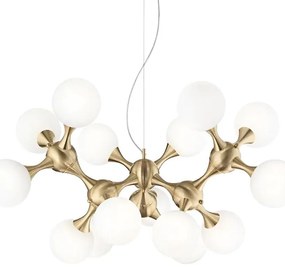 Ideal Lux - Csillár zsinóron NODI 15xE14/28W/230V réz