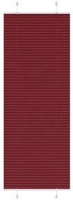 pliszírozott redőny Bordeaux piros 70x200 cm szövetszélesség