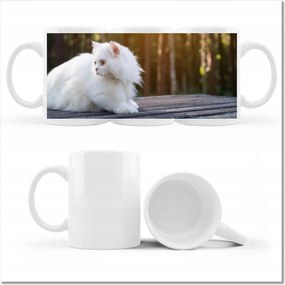 Nyomott mintás bögre Cica Cicák