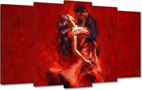 Képek 100x60 Forró tánc Nő