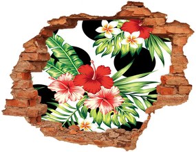 3d-s lyukat fali matrica Hawaii virágok nd-c-90696840