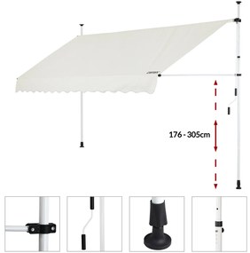 Detex® Bézs napellenző - 350 cm