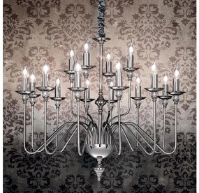 Ideal Lux - Csillár láncon ARTU 16xE14/40W/230V átm. 90 cm króm