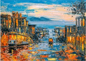 Kép - Cable Car, San Francisco (üvegen) (70x50 cm)