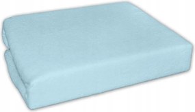 Babaágy lepedő 70x140 jersey, kék, Baby Nellys