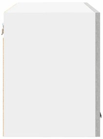 Függő szekrény Riga 2 pcs Beton szürke és fehér 60 x 31 x 40 cm