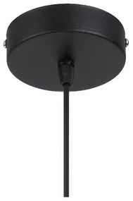 Csillár zsinóron WILL 1xE27/60W/230V fekete