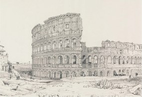 Design fotótapéta Flizelin falra Régi romok 152x104 Ragasztó