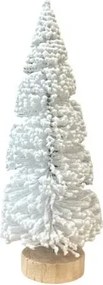 Mesterséges karácsonyfa Fehér Hópelyhes Karácsony 20cm A