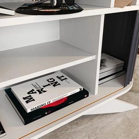 Konzolasztal Stor - White, Anthracite