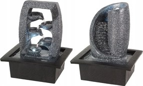 Led szökőkút szürke 25cm otthoni szoba mini