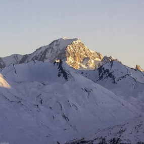 Poszter 30x30cm Alpok, Mont Blanc, Assaf Frank