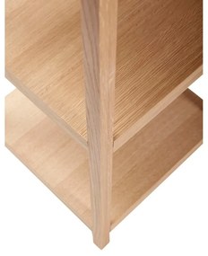 Natúr színű tölgyfa polcos állvány 45x180 cm Mason – Hübsch