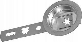 5. számú sütikiszúró, átmérője 5,5 cm, bevonatolt fém fogantyúval