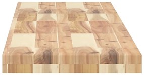 tömör akácfa téglalap alakú asztallap 120 x 30 x 4 cm