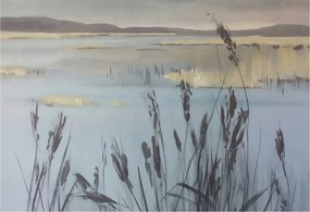 Fotótapéta Flizelin Dekoratív Hálószoba Nyugodt tó 152x104