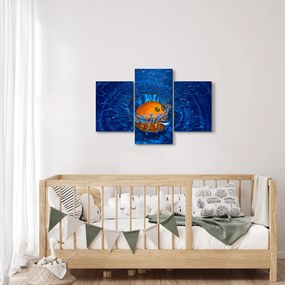 Kép - narancs a vízben (90x60 cm)