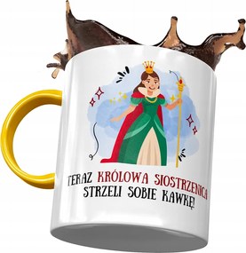 Sárga Bögre Unokahúgnak Születésnapra Ajándék Nyomtatott Fotóval