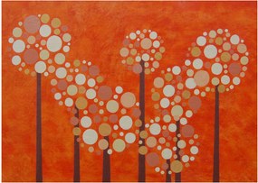 Kép - Narancssárga erdő (70x50 cm)