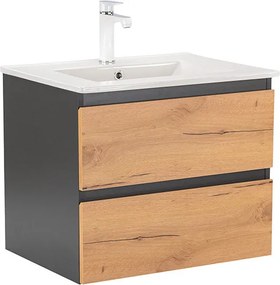 Vario Forte 60 alsó szekrény mosdóval antracit-tölgy