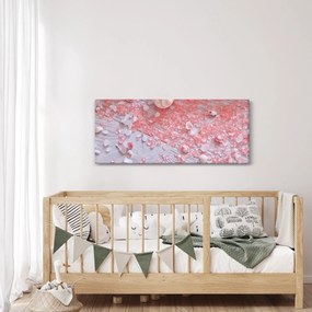 Kép - Tengerparti hangulat rózsaszín árnyalatokban (120x50 cm)