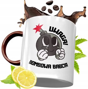 Bordó Bögre Nagymamáknak Születésnapi Ajándék fényképes nyomtatással