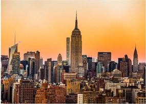 New York képe (üvegen) (70x50 cm)