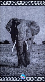 ANIMAL Elefánt Strandtörölköző 165x90cm