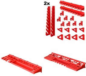Szerszámfal 172x78cm + 33 doboz