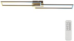 Brilo - LED Dimmelhető felületre szerelhető csillár FRAME 2xLED/20W/230V 2700-5000 + távirányító