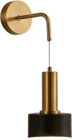 UNIVERSO Fali lámpa 1xE27 max.60w D120x1000mm IP20 arany/fekete 5év