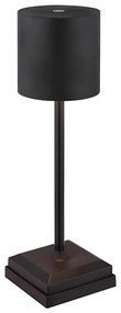 Globo 58487B - LED érintésvezérelt tölthető asztali lámpa DIXON 1,5W/5V 2200 mAh fekete