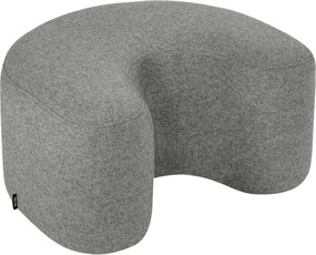 Szürke gyapjú puff Ü – noo.ma