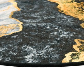 többszínű mosható csúszásgátló szőnyeg Ø 120 cm